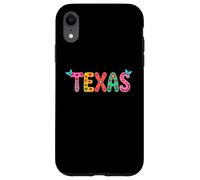 Custodia per iPhone XR Texas Retro Aesthetic Floral Boho Design for Women and Girls