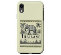 Custodia per iPhone XR Thailand Vintage Inspired Antique Aesthetic Elephant Lover