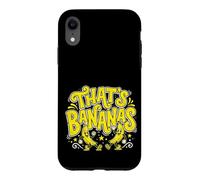 Custodia per iPhone XR That’s Bananas Retro Yellow Fruit Summer Characters