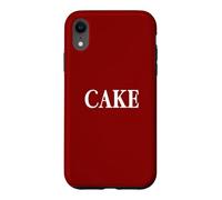 Custodia per iPhone XR That Says Cake Shirt - Un design che dice torta