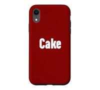 Custodia per iPhone XR That Says Cake Shirt - Un design che dice torta