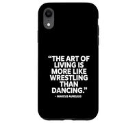 Custodia per iPhone XR The Art of Living Marcus Aurelius