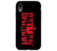 Custodia per iPhone XR The Batman Crimson Drawn Bat Logo