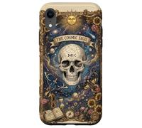 Custodia per iPhone XR The Cosmic Sigil Celestial Skull and Galaxy