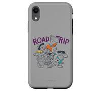 Custodia per iPhone XR The Flintstones Barney Fred Wilma Road Trip