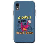 Custodia per iPhone XR The Flintstones Dino A Day's Work Is Never Done
