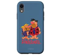 Custodia per iPhone XR The Flintstones Fred and Barney Stylized Art