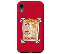 Custodia per iPhone XR The Flintstones Fred Wilma The Gang's All Here