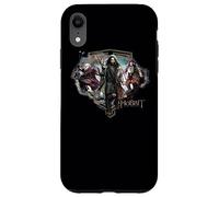 Custodia per iPhone XR The Hobbit Three Dwarves Black