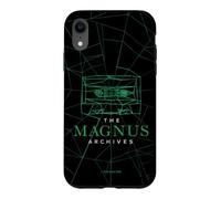 Custodia per iPhone XR The Magnus Archives Spiderweb Cassette Tape Horror Podcast