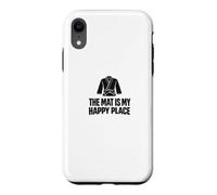 Custodia per iPhone XR The Mat is my Happy Place Grappling No-Gi Dojo Combattimento