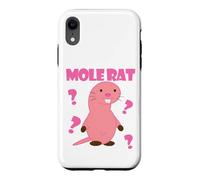 Custodia per iPhone XR The Mole Rat - Simpatico disegno di opera d'arte digitale