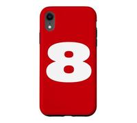 Custodia per iPhone XR The Number 8 Eight Sports Team - Stampa frontale per compleanno