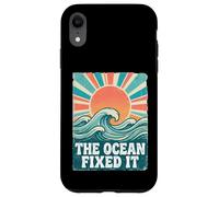 Custodia per iPhone XR The Ocean Fixed It Retro Beach Waves Sun