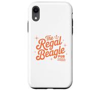 Custodia per iPhone XR The Regal Beagle Pub Vintage Three's Company Logo