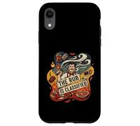 Custodia per iPhone XR The Rub Is Classified Funny BBQ Grilling Pitmaster Smoking