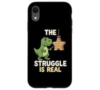 Custodia per iPhone XR The Struggles Real Dino T-Rex Pignatta Cartoon Animal
