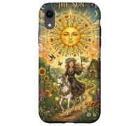 Custodia per iPhone XR The Sun Tarot Card Celestial Maiden Horse
