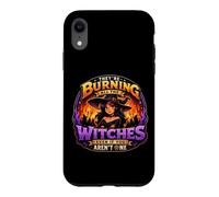 Custodia per iPhone XR They Are Burning All The Witches Gothic Halloween Donna