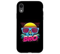 Custodia per iPhone XR This Is My 80s Bro Costume Party The Sun con occhiali da sole