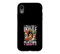 Custodia per iPhone XR This Is My Ukulele Suonare Camicia Musicista hawaiana