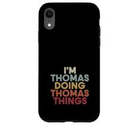 Custodia per iPhone XR Thomas Name Thomas Personalized Name First Given