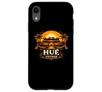 Custodia per iPhone XR Tinta Vietnam Città Imperiale Tramonto Viaggi Design