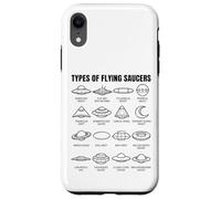 Custodia per iPhone XR Tipi di dischi volanti UFO Alien Space Science Lovers