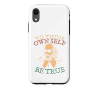 Custodia per iPhone XR To Thine Own Self Be True.. Shakespeare in Sunglasses Hamlet