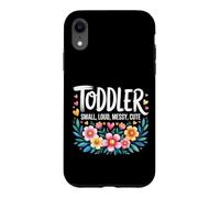 Custodia per iPhone XR Toddler Small Loud Messy Cute Genitorialità nel caos