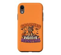 Custodia per iPhone XR Toelettatore per cani Halloween Toelettatura dei piccoli mostri