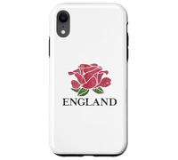 Custodia per iPhone XR Top da rugby inglese invecchiato - England Rugby Football