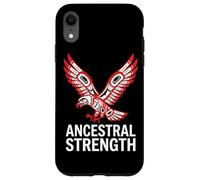 Custodia per iPhone XR Totem nativo dell'aquila nativa della forza ancestrale del Pacifico nord-