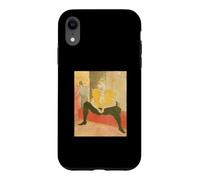 Custodia per iPhone XR Toulouse Lautrec - La clowness seduto #2