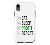 Custodia per iPhone XR Trader di criptovalute - Mangia ripetizione profitto sonno