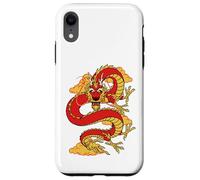 Custodia per iPhone XR Traditional Zodiac Lucky Red Oriental Chinese Dragon