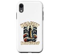 Custodia per iPhone XR Tradizionale Tatuaggio Faro Tempesta Speranza Resilienza Nautica