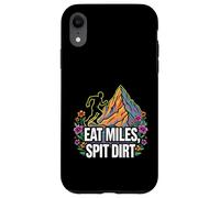 Custodia per iPhone XR Trail Runner Eat Miles Spit Dirt Mountain