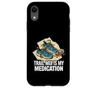 Custodia per iPhone XR Trail Runner Hiker Trail Mix Is My Medication