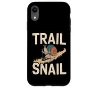 Custodia per iPhone XR Trail Snail - Divertente gioco di parole