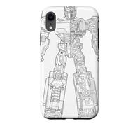Custodia per iPhone XR Transformers Technical Drawing