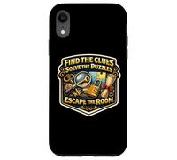 Custodia per iPhone XR Trova gli indizi Risolvi le frasi degli amanti della Escape Room Puzzle
