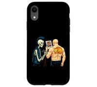 Custodia per iPhone XR Trust Me I'm an Artist Skeleton Ginger Cat Meme Tatuaggio Divertente