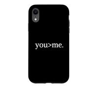 Custodia per iPhone XR Tu sei più grande di me