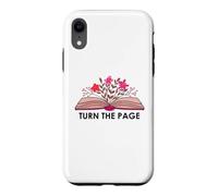 Custodia per iPhone XR Turn the Page Book Lovers Reading Bookish Items Books Themed