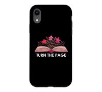 Custodia per iPhone XR Turn the Page Book Theme Bookish Items Books Lovers Reading