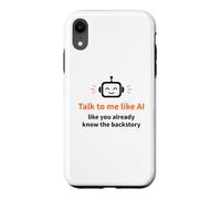 Custodia per iPhone XR Tutti Conoscenti Umorismo robot AI