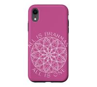 Custodia per iPhone XR Tutto è Brahman, Tutto è Uno, Yoga Unità Mandala Art