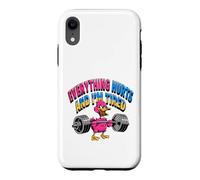 Custodia per iPhone XR Tutto fa male Sono stanco Funny Gym Duck