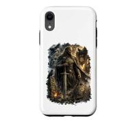 Custodia per iPhone XR Tyr Guerriero Rune Vichinghi Mitologia Norrena